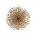 Wire Star Burst Ornament - Dark Champagne - Ornaments by Carlyle Avenue