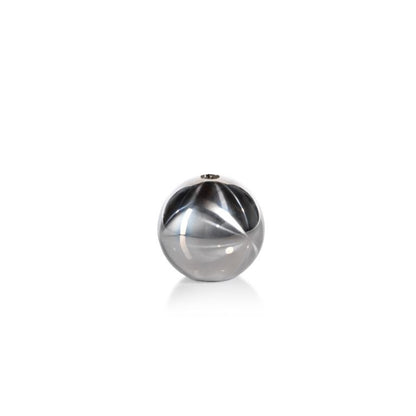 Titanium Ball Candle - Silver - Candles by Carlyle Avenue