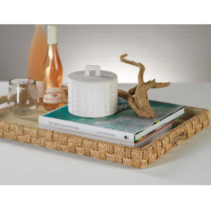 Abaca Rope Serving Tray - Tray by Carlyle Avenue