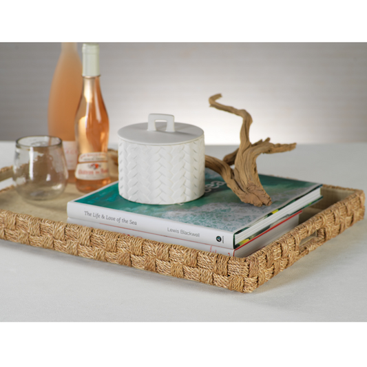 Abaca Rope Serving Tray - CARLYLE AVENUE