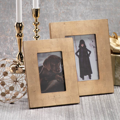 Gold Leaf Photo Frames - Picture Frames by Carlyle Avenue
