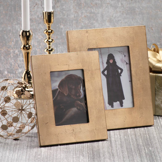 Gold Leaf Photo Frames - CARLYLE AVENUE