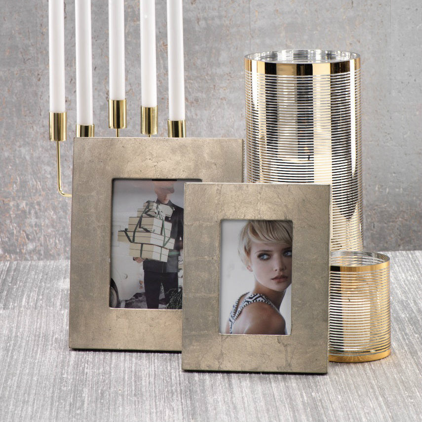 Silver Leaf Photo Frames - CARLYLE AVENUE