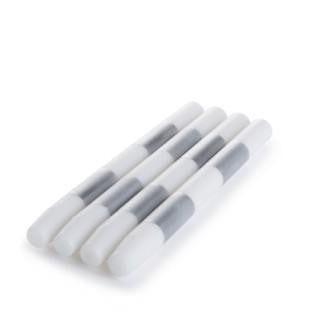 Box of 6 Modern & Festive Silver Formal Taper Candles - Set of 2 - Candles by Carlyle Avenue