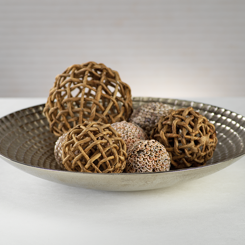 Water Hyacinth Twisted Fill Ball, Set of 8 - Decorative Accessories by Carlyle Avenue