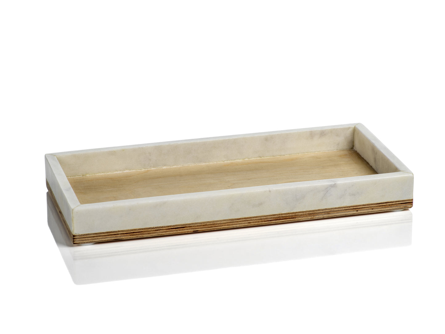 Singita Marble & Balsa Wood Vanity Set - Decorative Accessories by Carlyle Avenue