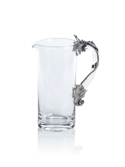 St. Anton Pewter and Glass Pitcher and Tumblers - Drinkware by Carlyle Avenue
