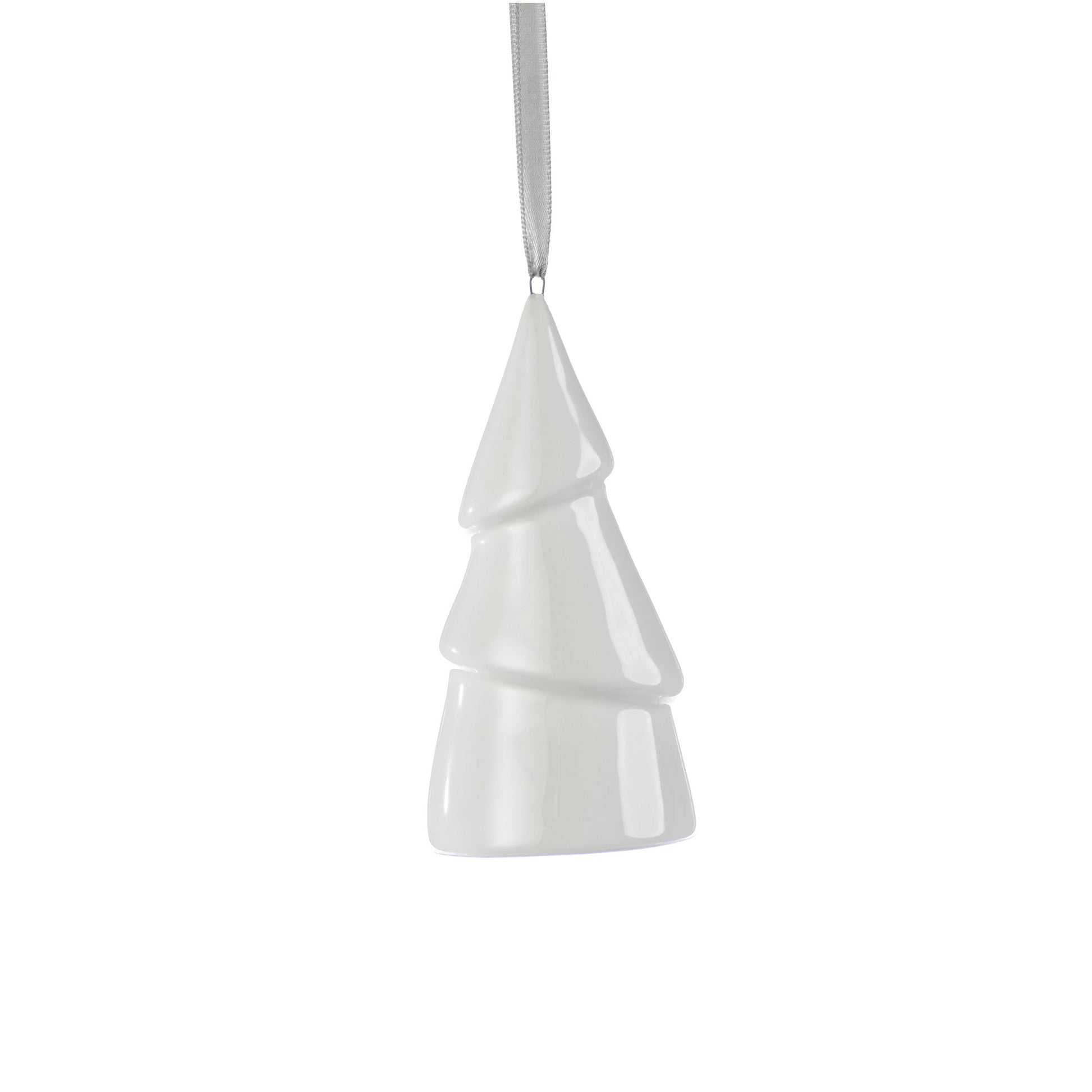 Ceramic White Tree Ornament - Set of 4 - CARLYLE AVENUE