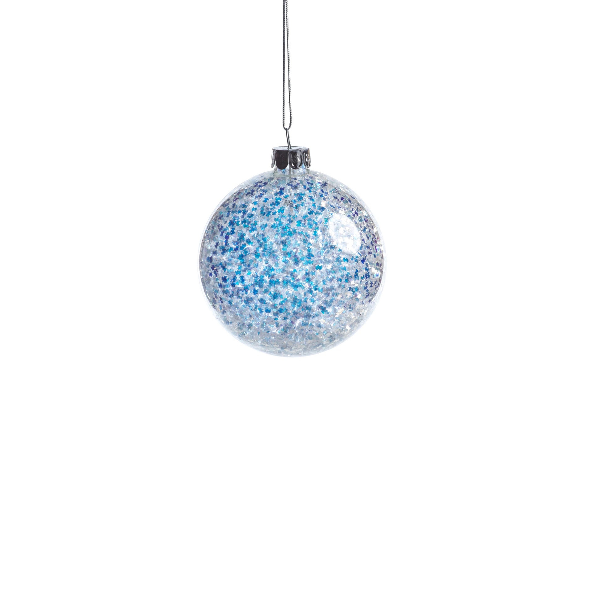 Silver Sequin Ornament - CARLYLE AVENUE