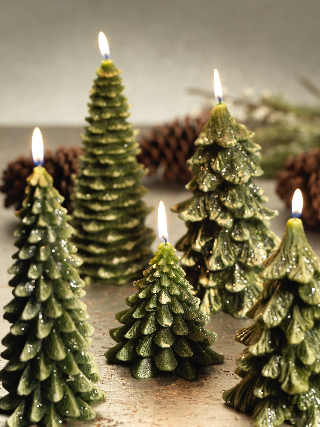 Winter Pine Tree Candle - CARLYLE AVENUE