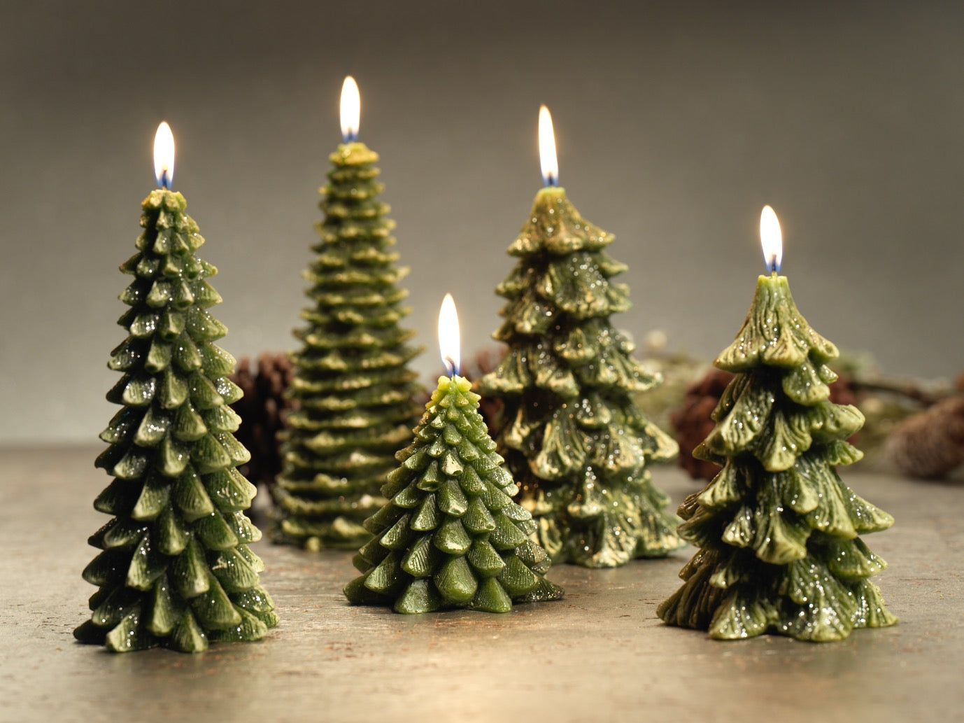 Winter Pine Tree Candle - CARLYLE AVENUE