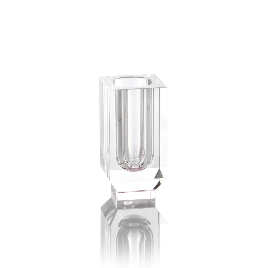 Carina Pink Crystal Vase - Vases by Carlyle Avenue