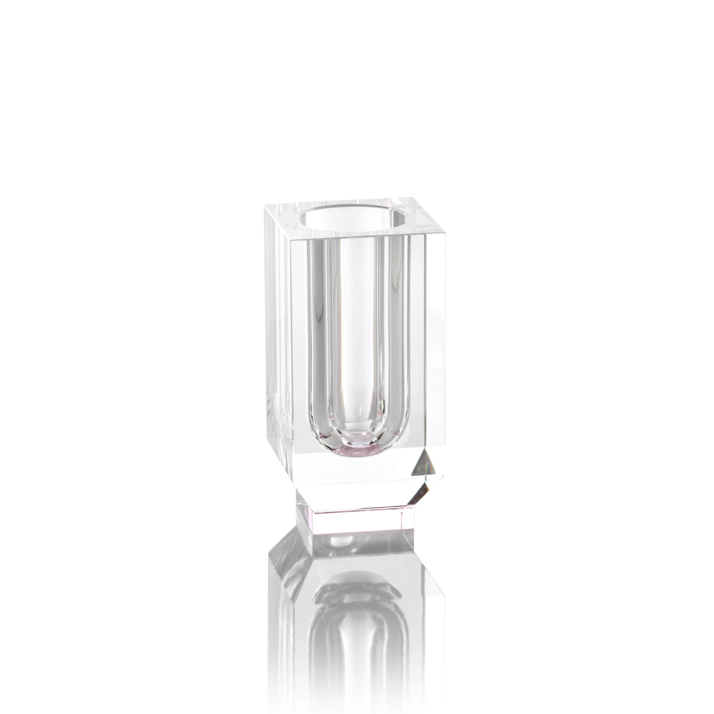 Carina Pink Crystal Vase - Vases by Carlyle Avenue