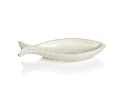 Coral Beach Ceramic Fish Bowl - Bowls by Carlyle Avenue