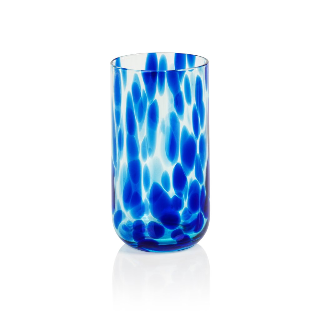 Blue Tortoise Highball Glass - Set of 6 - Drinkware by Carlyle Avenue