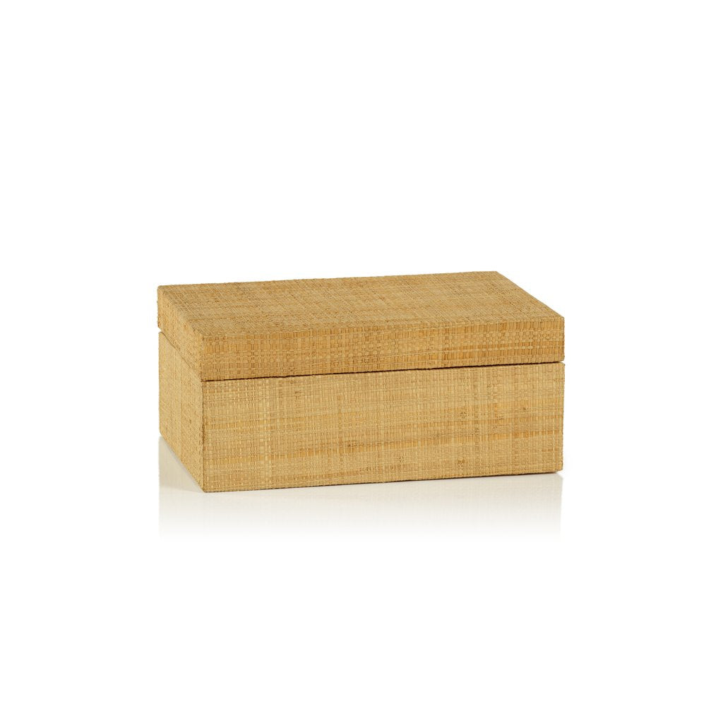 Bungalow Grasscloth Box - Boxes by Carlyle Avenue