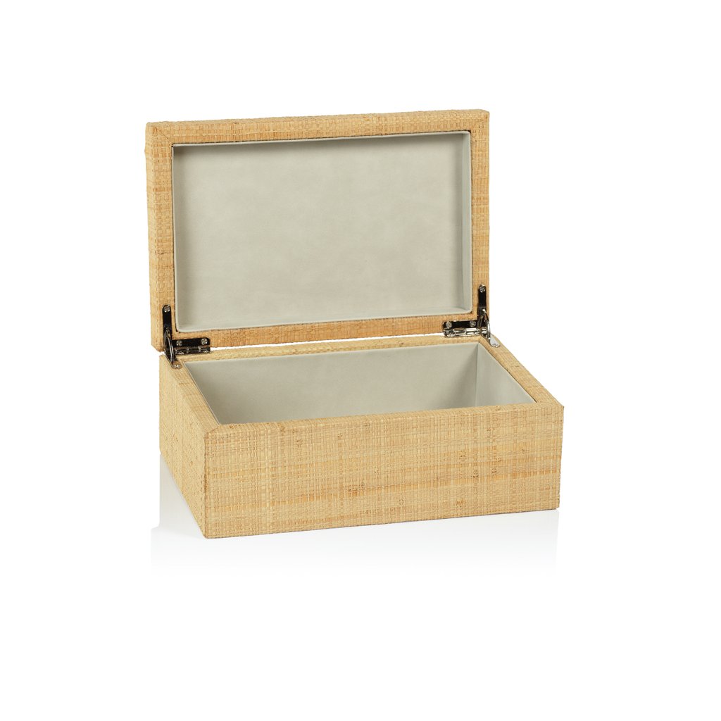 Bungalow Grasscloth Box - Boxes by Carlyle Avenue