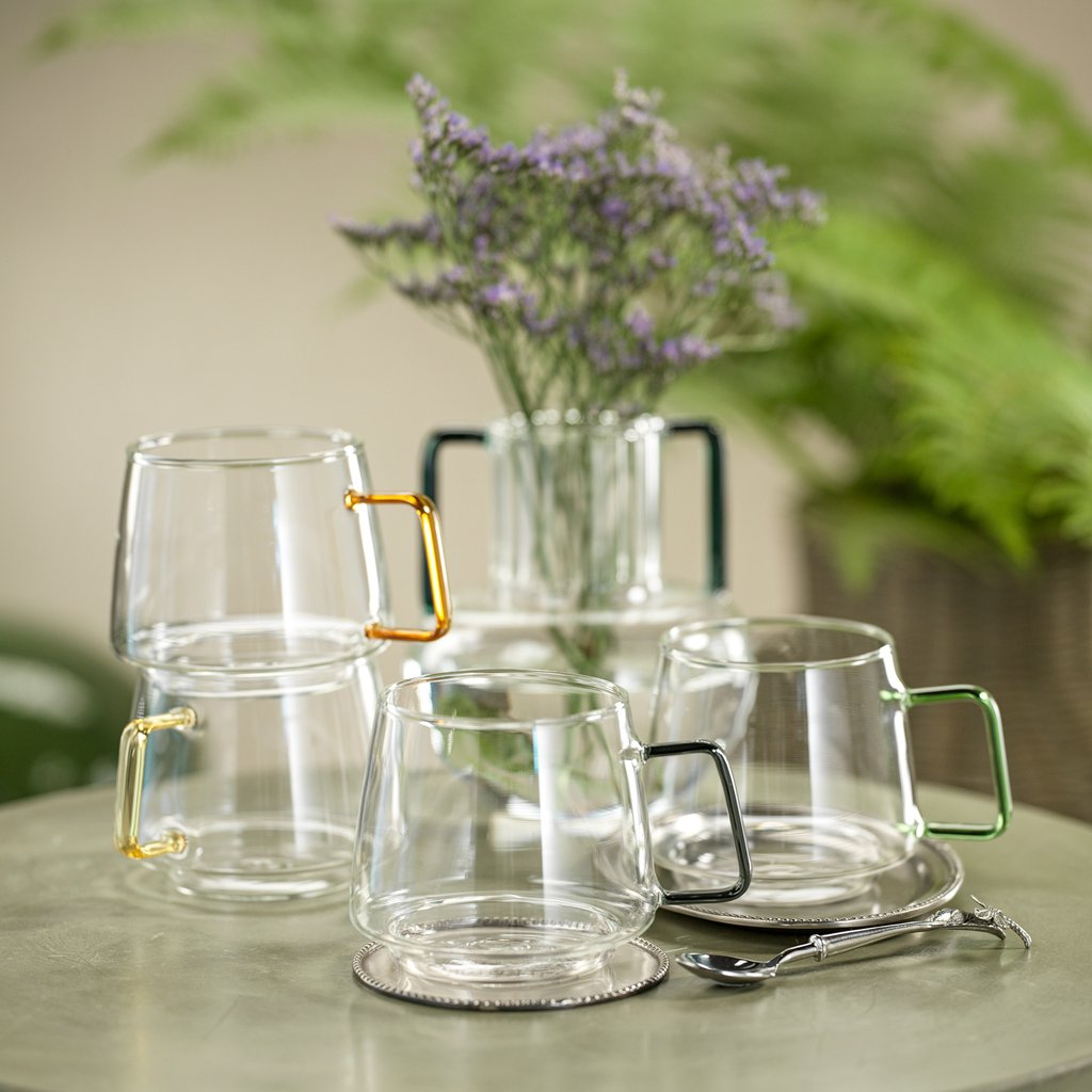 Cappucci Tea and Coffee Glass - Drinkware by Carlyle Avenue