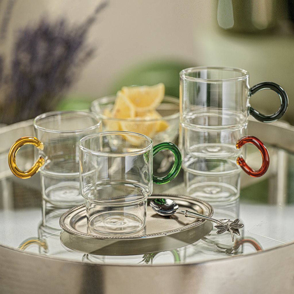 Batistta Tea and Coffee Glass - Drinkware by Carlyle Avenue