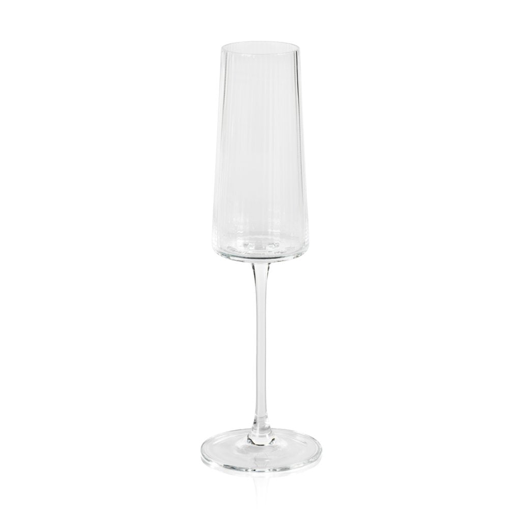 Fluted Textured Glass - Set of 4 - Drinkware by Carlyle Avenue