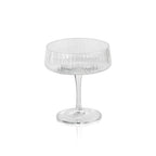 Fluted Textured Martini Glass - Set of 4 - Drinkware by Carlyle Avenue