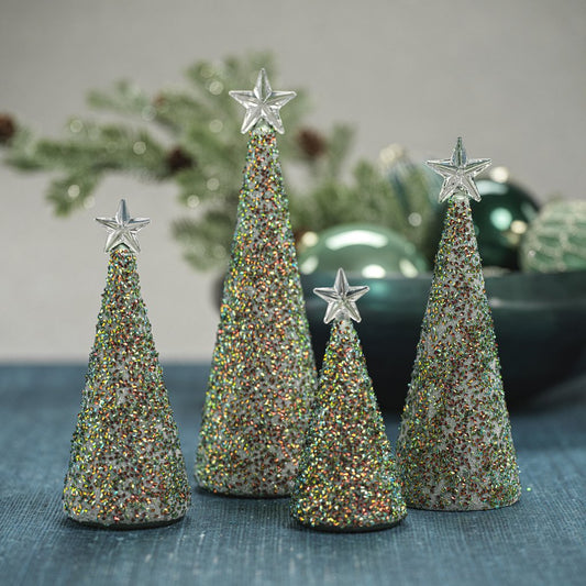 Twinkle LED Multi Green Tree - Christmas Decor by Carlyle Avenue
