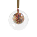 Double Glass Sequin Ball Ornament - Multicolored - Ornaments by Carlyle Avenue