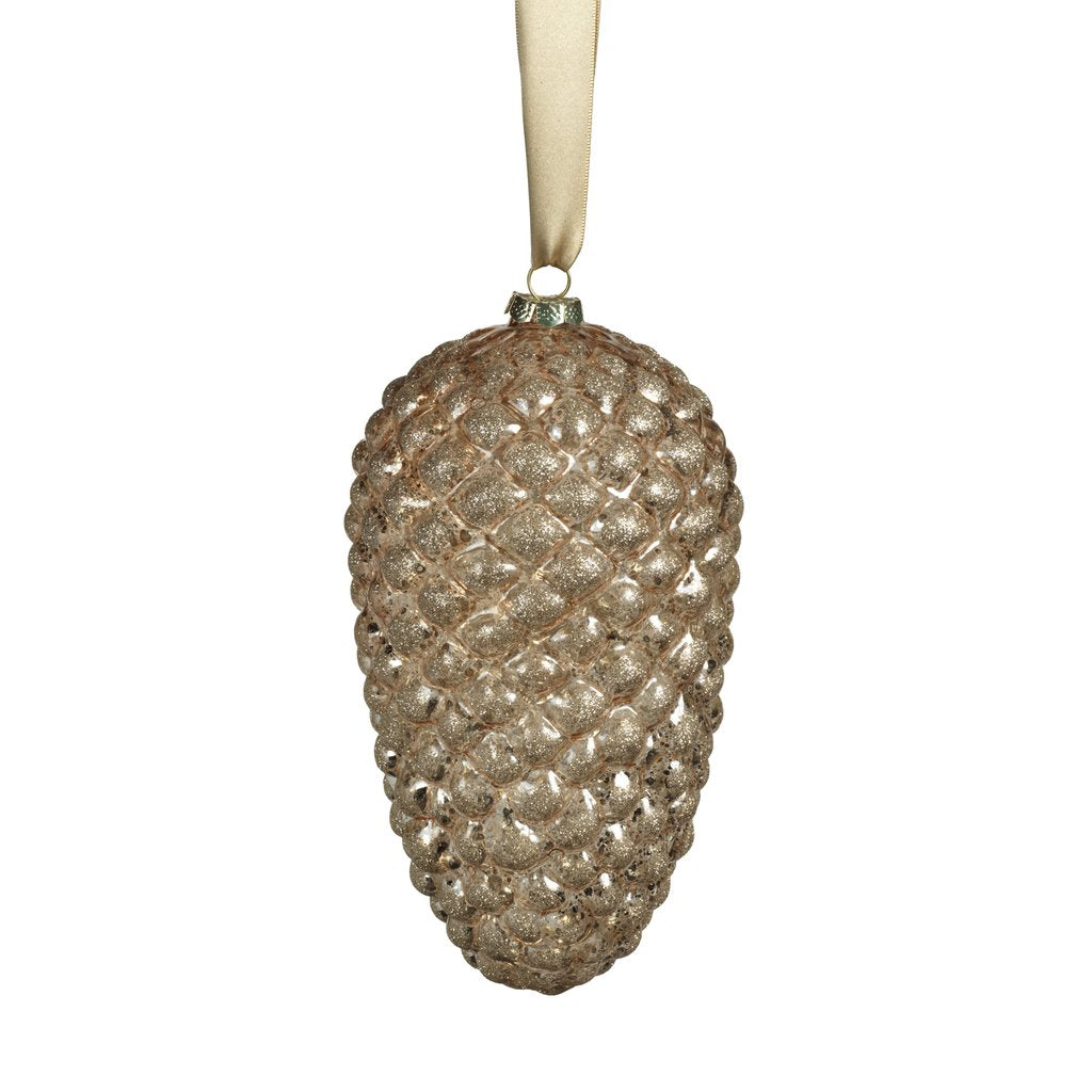 Aspen Glass Pine Cone Ornament - Ornaments by Carlyle Avenue