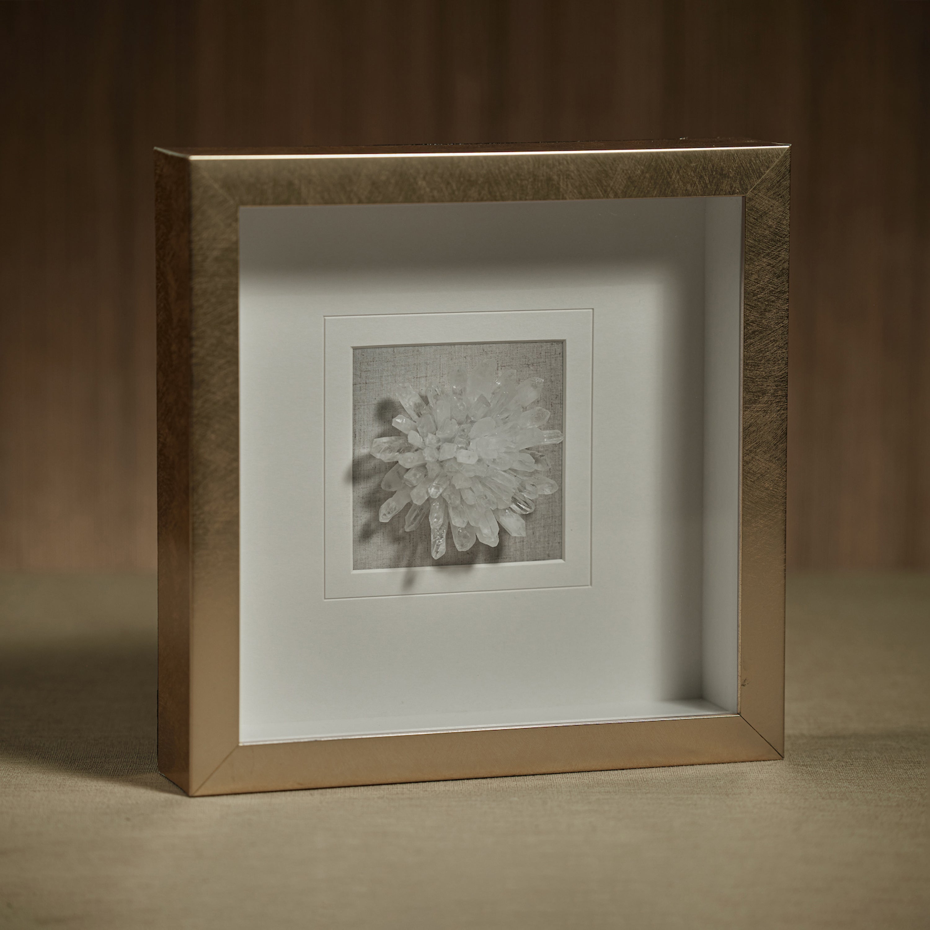Gold Framed Clear Crystal - Decorative Accessories by Carlyle Avenue