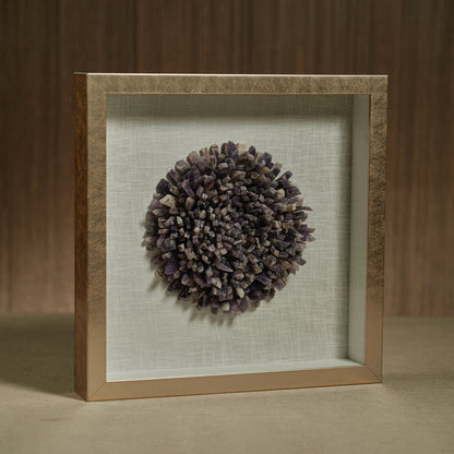 Gold Framed Amethyst Crystal - Decorative Accessories by Carlyle Avenue