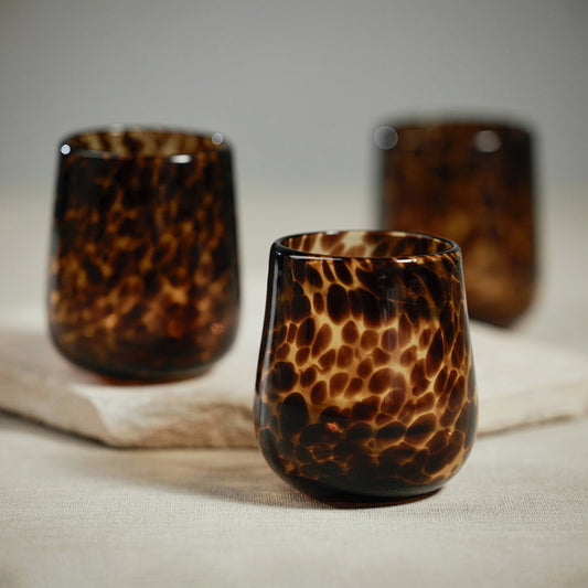 Stemless Tortoise All-Purpose Glass - Set of 6 - Drinkware Sets by Carlyle Avenue