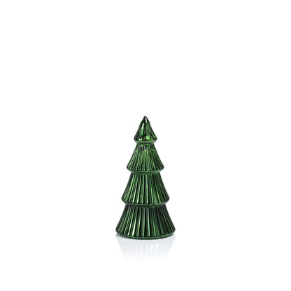 LED Ribbed Antique Tree - Green - Seasonal & Holiday Decorations by Carlyle Avenue