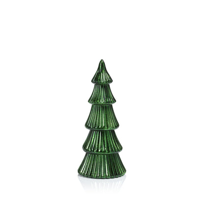 LED Ribbed Antique Tree - Green - Seasonal & Holiday Decorations by Carlyle Avenue