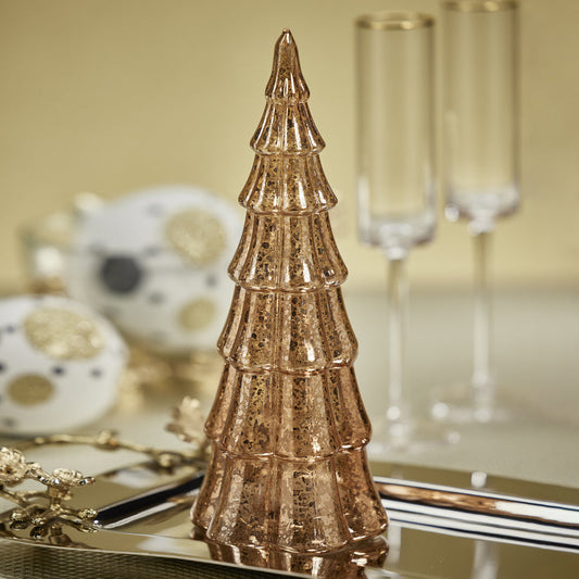 LED Antique Tree - Rose Gold - Christmas Decor by Carlyle Avenue
