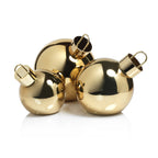 LED Metallic Glass Oversized Ornament Ball - Gold - Holiday Ornaments by Carlyle Avenue