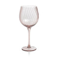 Savoy Optic Swirl Glassware - Lilac - Drinkware Sets by Carlyle Avenue