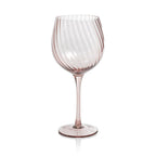 Savoy Optic Swirl Glassware - Lilac - Drinkware Sets by Carlyle Avenue