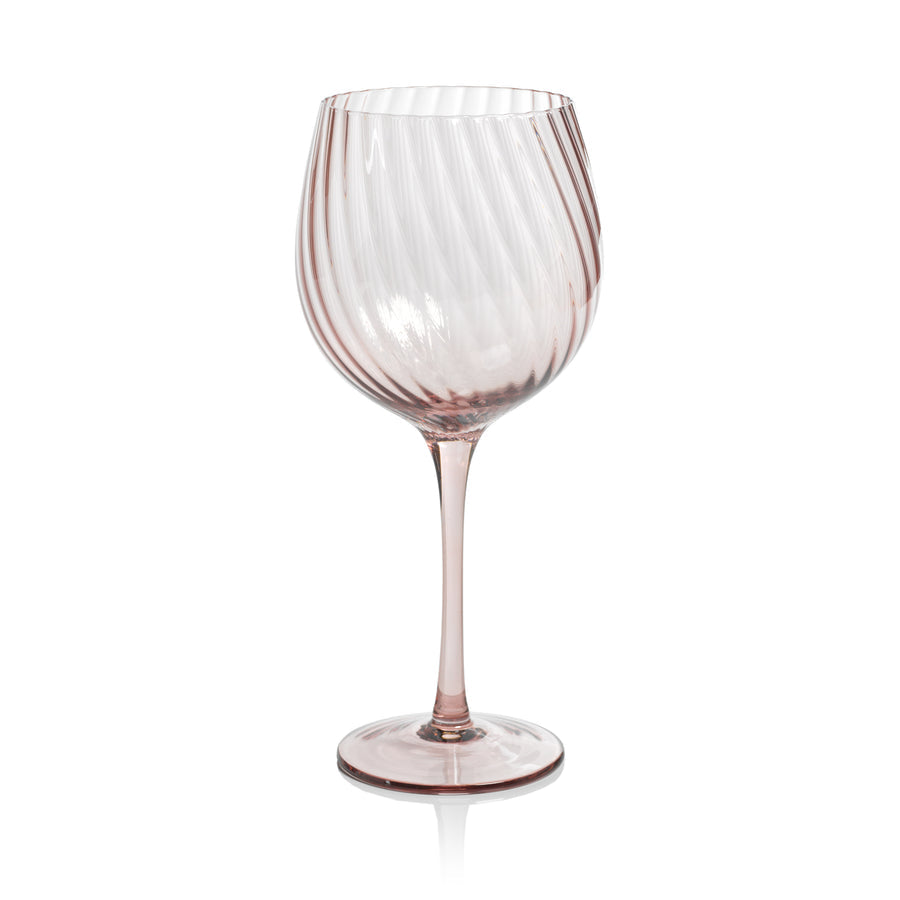 Savoy Optic Swirl Glassware - Lilac - Drinkware Sets by Carlyle Avenue