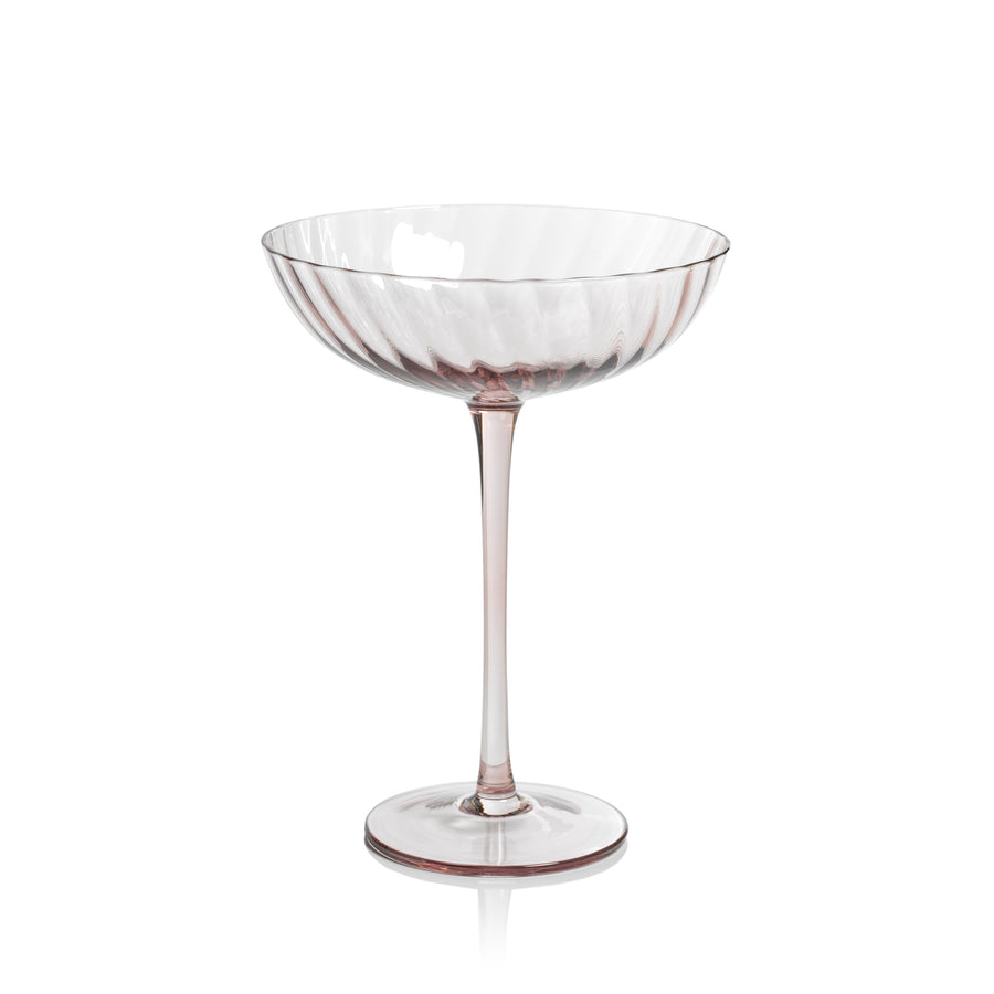 Savoy Optic Swirl Glassware - Lilac - Drinkware Sets by Carlyle Avenue