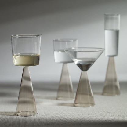 Veneto Glassware - Smoke - Glassware by Carlyle Avenue
