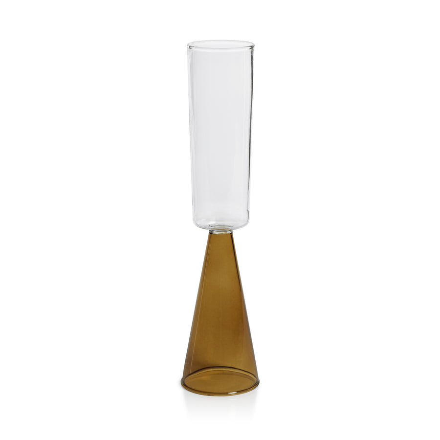 Veneto Glassware - Amber - Glassware by Carlyle Avenue