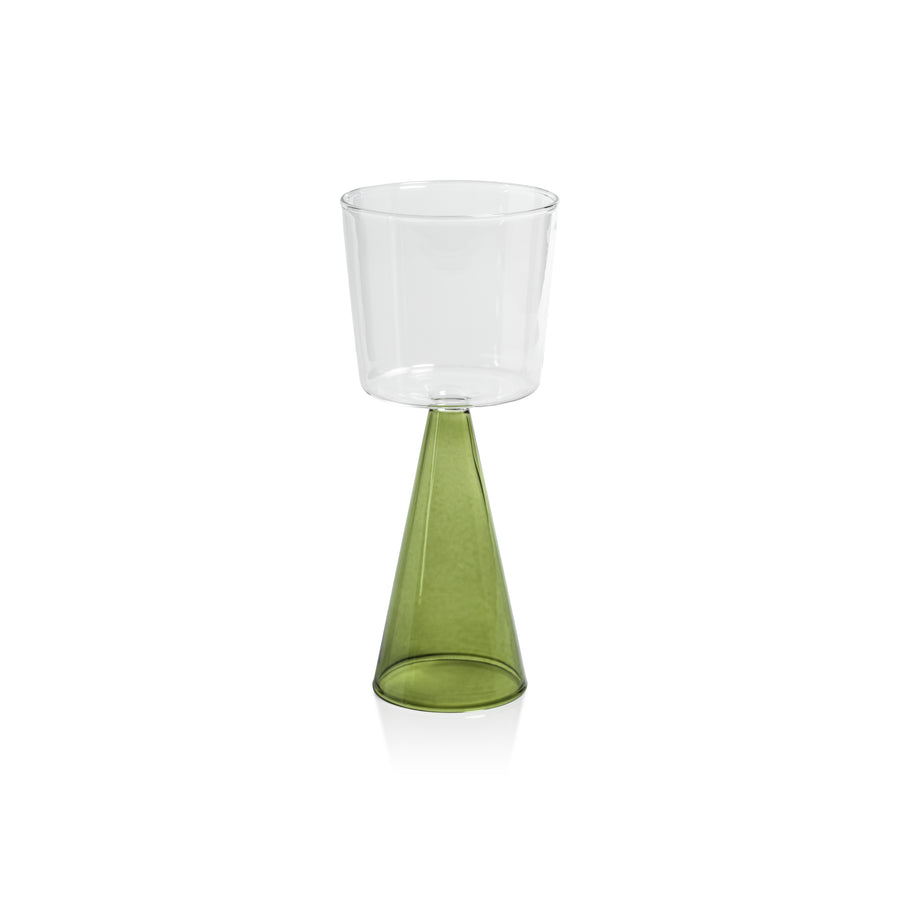 Veneto Glassware - Green - Glassware by Carlyle Avenue