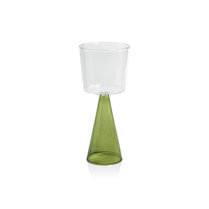 Veneto Glassware - Green - Glassware by Carlyle Avenue