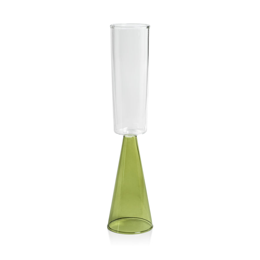 Veneto Glassware - Green - Glassware by Carlyle Avenue