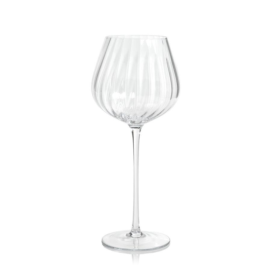 Madeleine Optic Glassware Collection - Clear (SINGLE) - Glassware by Carlyle Avenue