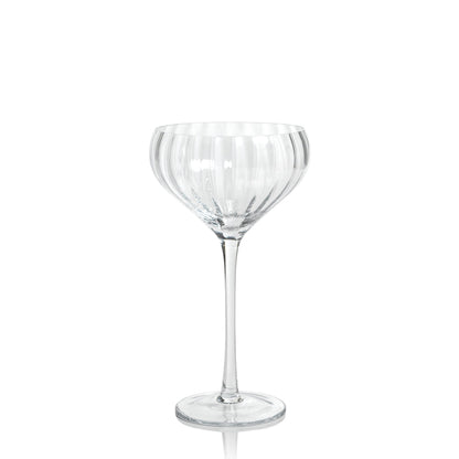 Madeleine Optic Glassware Collection - Clear (SINGLE) - Glassware by Carlyle Avenue
