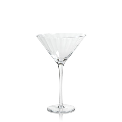 Madeleine Optic Glassware Collection - Clear (SINGLE) - Glassware by Carlyle Avenue