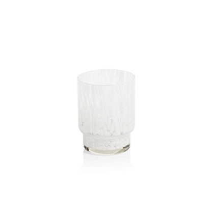 Amalfi Tortoise Glassware - White - Drinkware by Carlyle Avenue