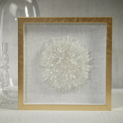 Gold Framed Crystal Flower - Decorative Accessories by Carlyle Avenue