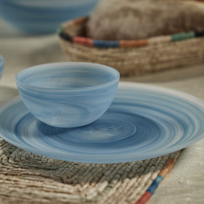 Azur Alabaster Glass Bowl - Bowls by Carlyle Avenue
